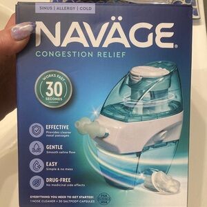 NAVÄGE Nasal Irrigation System - Teal & White